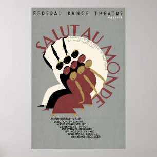 Póster Au Monde de Salut