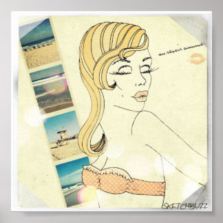 Póster Au Revoir Summer Mini Poster