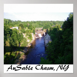 Póster Au Sable Chasm, NY