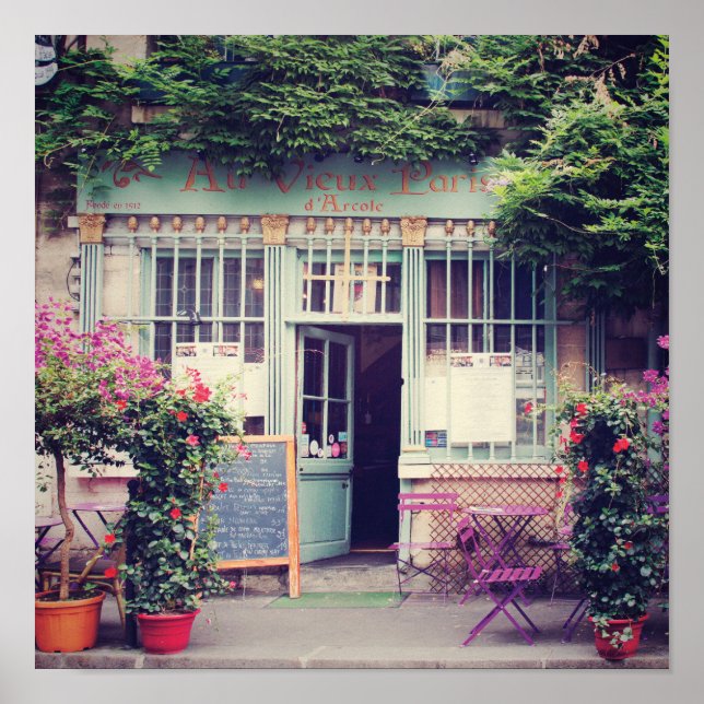 Póster Au Vieux Paris (Frente)