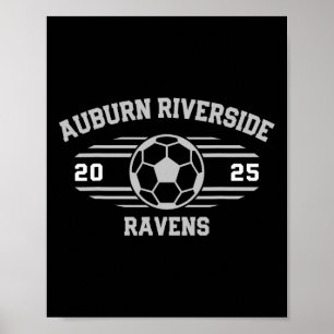 Póster Auburn Riverside Ravens Fútbol Byll 2025