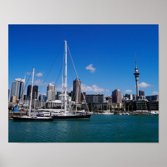 Póster Auckland Harbour, New Zealand - Poster (Frente)