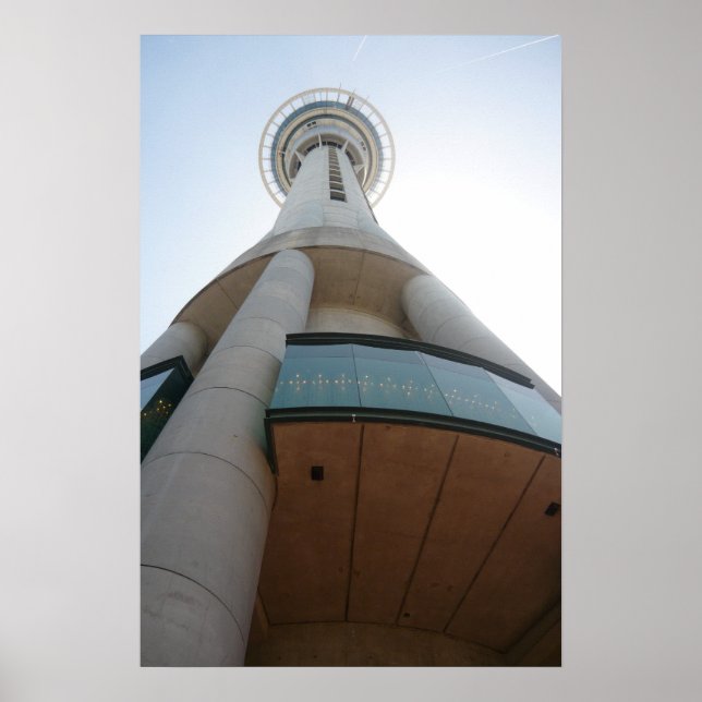 Póster Auckland Sky Tower (Frente)