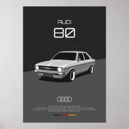 Póster Audi 80 B1