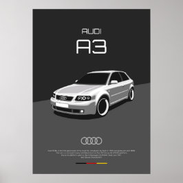 Póster Audi A3  8L