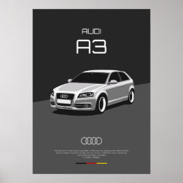 Póster Audi A3 8P