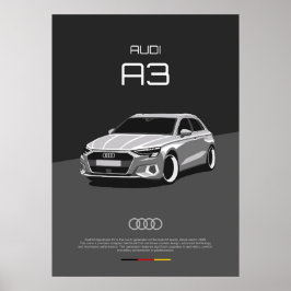 Póster Audi A3  8Y