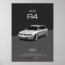 Póster Audi A4 B5