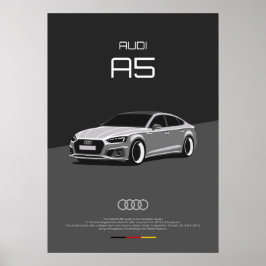 Póster Audi A5 B9 facelift