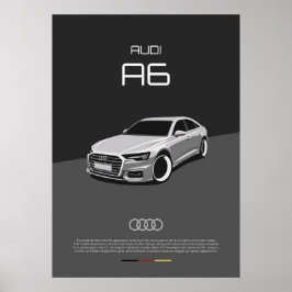 Póster Audi A6 C8