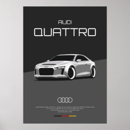 Póster Audi Quattro Concept (2010)