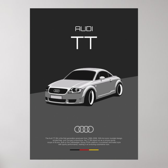 Póster Audi TT 8N (Frente)