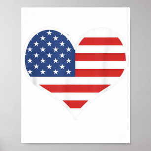 Póster Audiencia de la bandera estadounidense