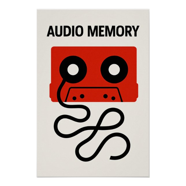Póster AUDIO MEMORY – Une mémoire sonore (Anverso)