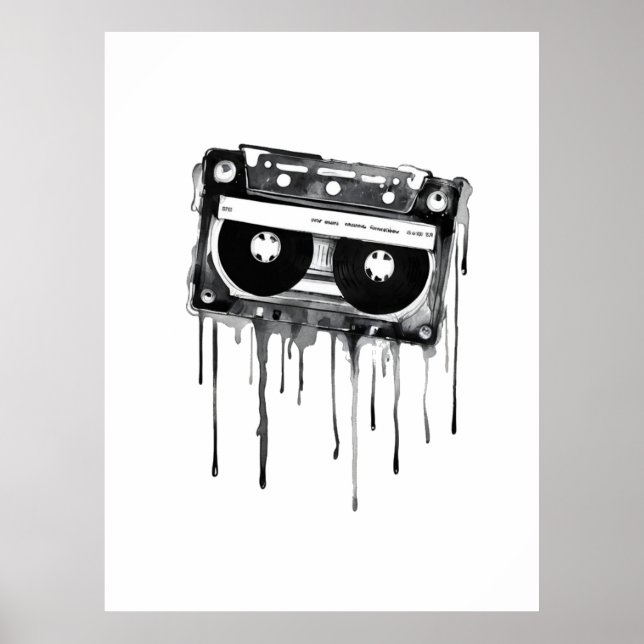 Póster Audiocassette ventilado (Frente)