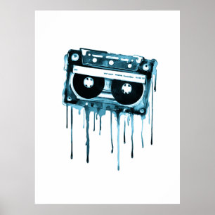 Póster Audiocassette ventilado