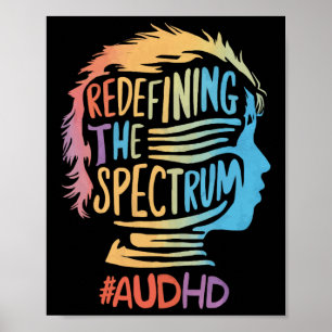 Póster Audismo Audéntico Adhd Espectro Autista Neurodiver