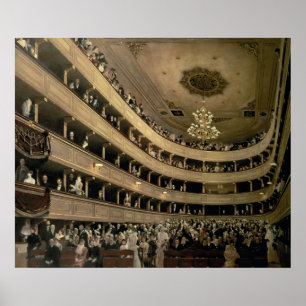 Póster Auditorio del Teatro Old Castle, 1888