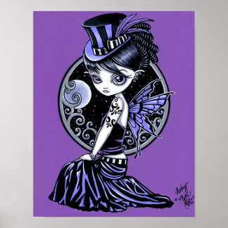 Póster "Audrey" Poster gótico victoriano de hadas