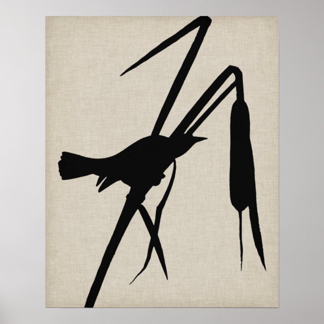 Póster Audubon Silhouette II (Frente)