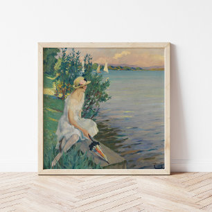Póster Auf der Seemauer Edward Cucuel