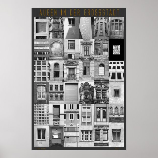 Póster Augen in der Großstadt (Frente)