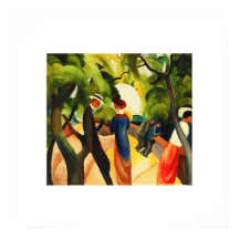 August Macke. poster Bella Artes "Promenade"