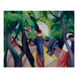 Póster August Macke Promenade