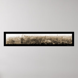 Póster Augusta, GA Skyline Photo 1918