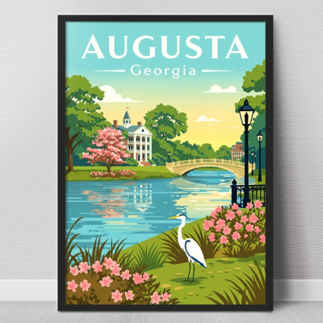 Póster Augusta Georgia vintage (Subido por el creador)