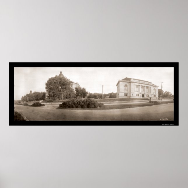 Póster Augustana College LG Photo 1914 (Frente)