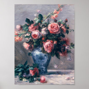 Póster Auguste Renoir - Base De Rosas