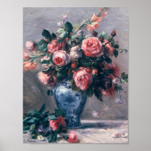 Póster Auguste Renoir - Base De Rosas