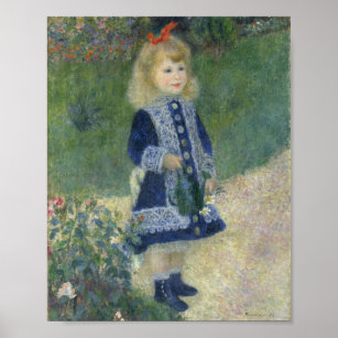 Póster Auguste Renoir Chica Con Un Bella Artes De Aguas