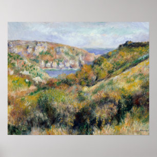Póster Auguste Renoir - Colinas alrededor de la bahía