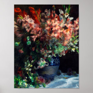 Póster Auguste Renoir - Gladioli En Una Vasa