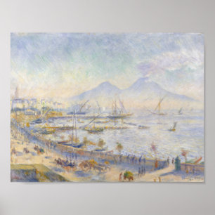 Póster Auguste Renoir - La bahía de Nápoles