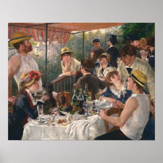 Póster Auguste Renoir, Luncheon of the Boating Fiesta (Frente)