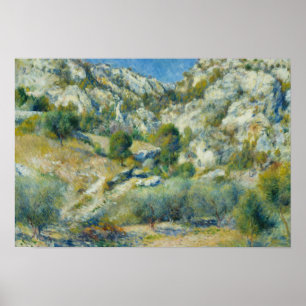 Póster Auguste Renoir - Rocky Crags en L'Estaque