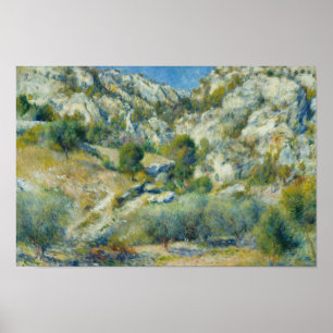 Póster Auguste Renoir - Rocky Crags en L'Estaque