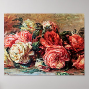 Póster Auguste Renoir - Rosas descartados