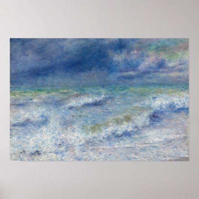 Póster Auguste Renoir - Seascape (Frente)