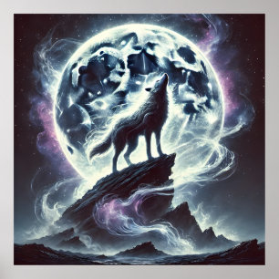 Póster Aúl del Cosmos - Espíritu de la noche