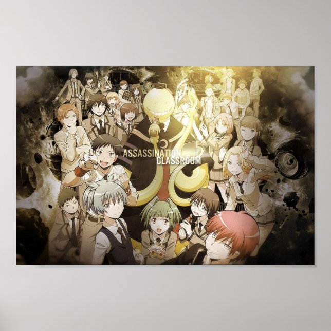 Póster Aula de asesinatos Koro Sensei antigua página conm (Frente)