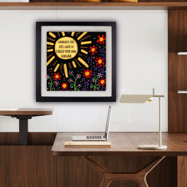 Póster Aula divertida "Crea tu propio sol" (Subido por el creador)
