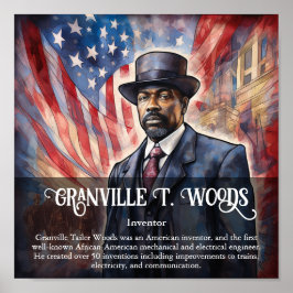 Póster Aula Granville T Woods Mes de Historia Negra