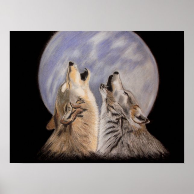 Póster Aúlles nocturnos (Frente)