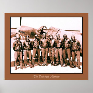 Póster (aumentado) los aviadores de Tuskegee (20 por 16