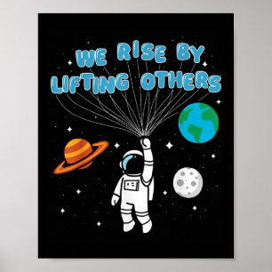 Póster Aumentamos Levantando Otros Inspi De Citas Motivac