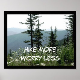 Póster aumentar el texto poster en la fotografía de monta